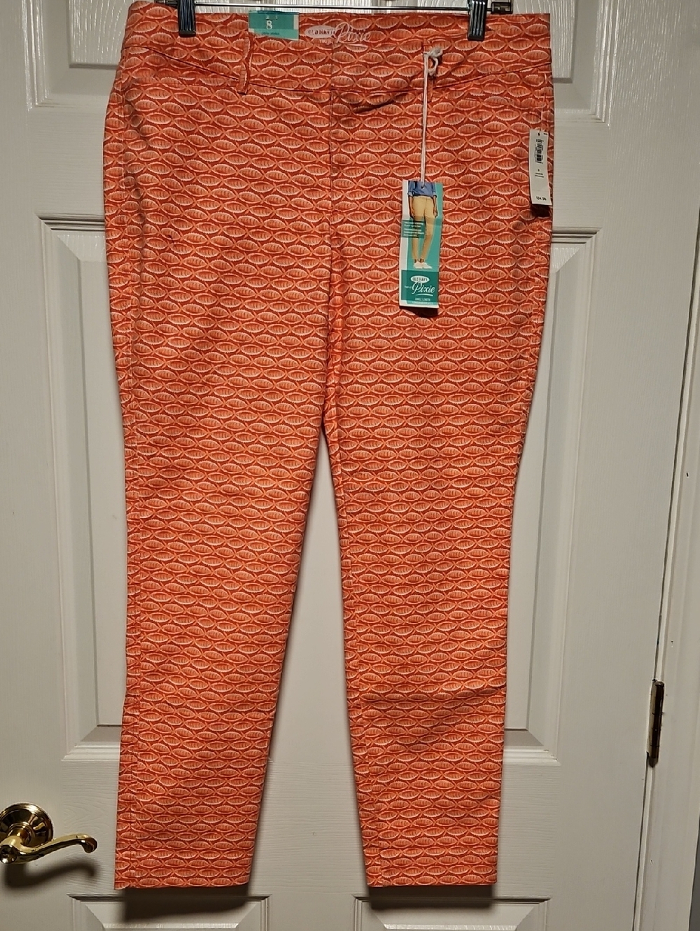Old Navy Fish Pattern Pixie Pants